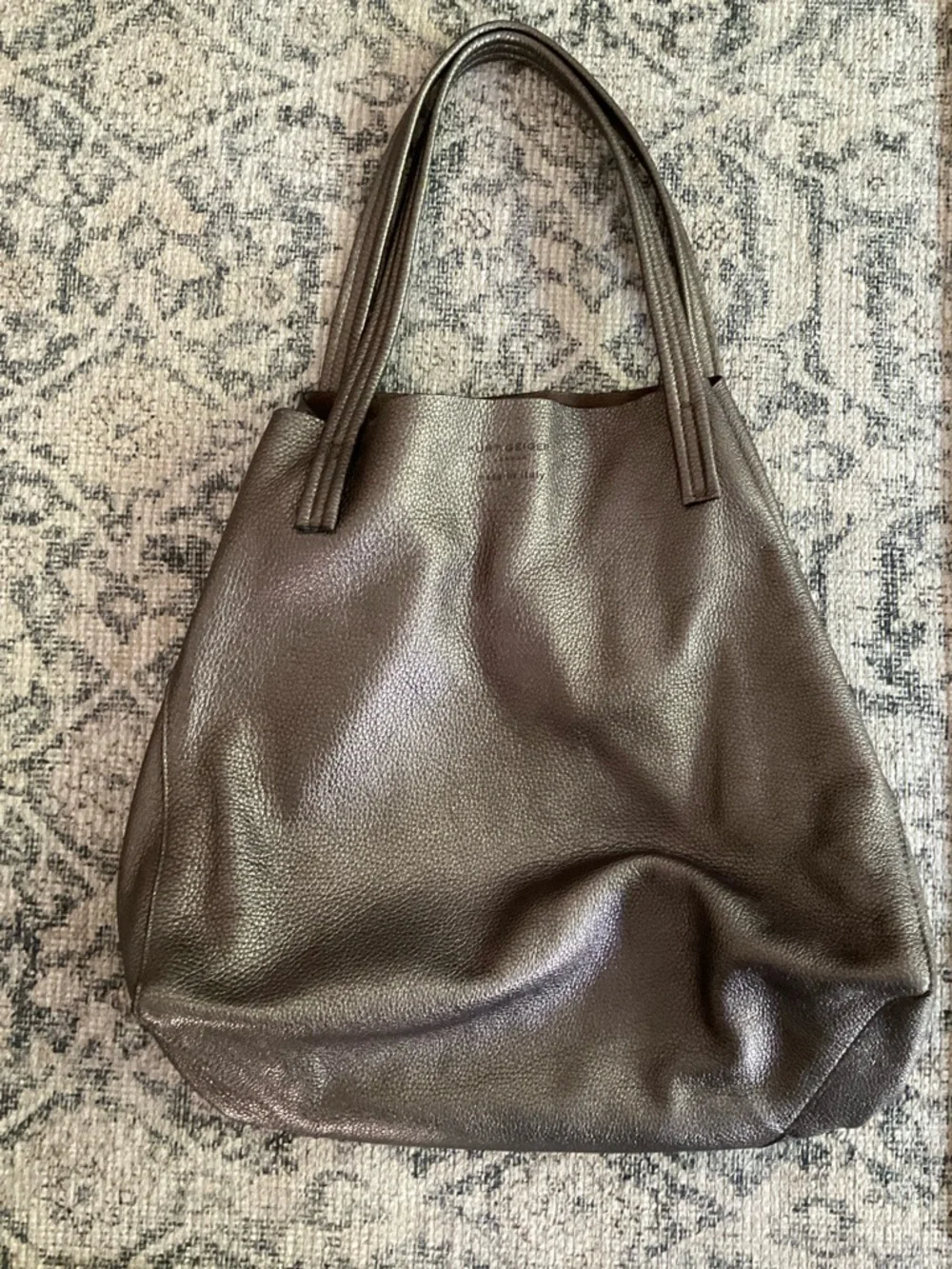 Kurt Geiger Violet Horizontal Leather Tote